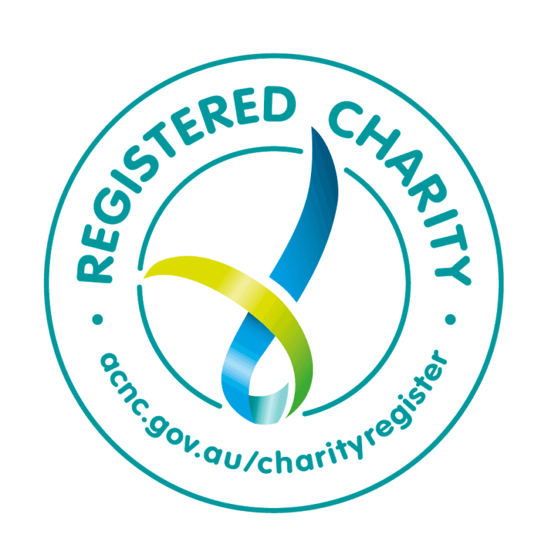 Registered charity with the Australian Charities and Not-for-profits Commission